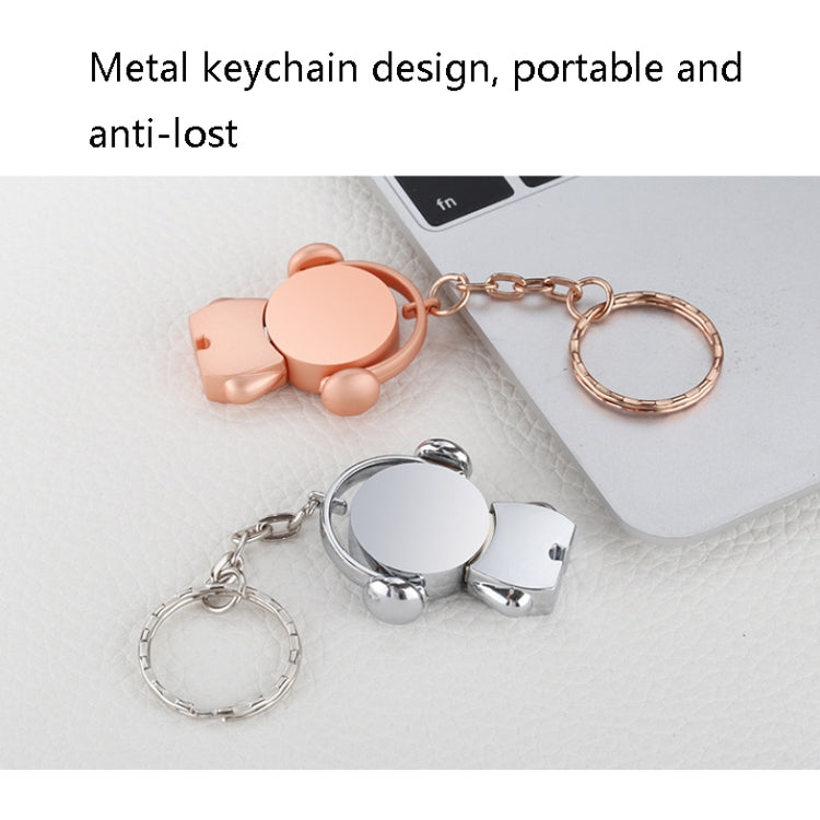 Y01 Metal Musician Car Cartoon Style U Disk, Capacity: 128GB(Silver) - USB Flash Drives by PMC Jewellery | Online Shopping South Africa | PMC Jewellery | Buy Now Pay Later Mobicred