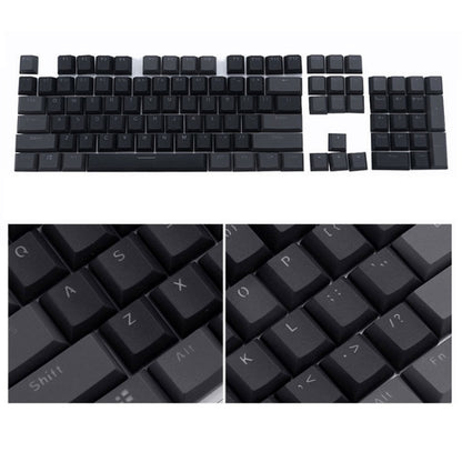 104-Keys Two-Color Mold Transparent PBT Keycap Mechanical Keyboard(Dark Grey) - Wired Keyboard by PMC Jewellery | Online Shopping South Africa | PMC Jewellery | Buy Now Pay Later Mobicred