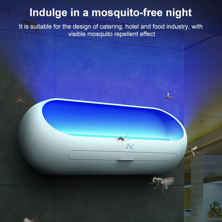 HanZhang Sticky Trap Mosquito Lamp Restaurant Hotel Hanging Electronic Fly Killer CN Plug, Specification: Avocado Green 8W Single Lamp Tube 1 Light Tube - Repellents by PMC Jewellery | Online Shopping South Africa | PMC Jewellery | Buy Now Pay Later Mobicred