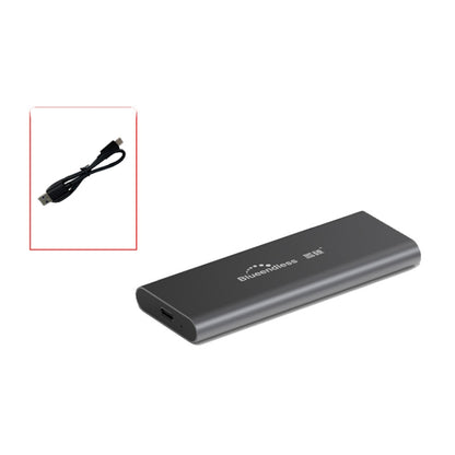 Blueendless M280N M.2 NVME Mobile Hard Disk Case USB3.1 Laptop Solid State Drive Box, Style: Gray Single Cable - HDD Enclosure by Blueendless | Online Shopping South Africa | PMC Jewellery | Buy Now Pay Later Mobicred