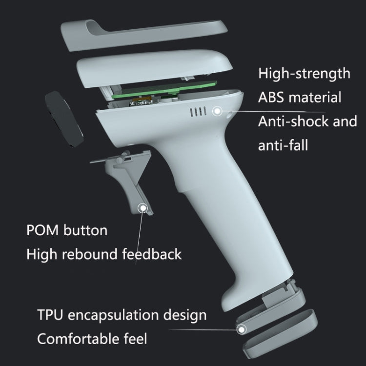 Deli 14880S Commodity Barcode Scanner Supermarket Express Wired Scanner(White) - Barcode Scanner by PMC Jewellery | Online Shopping South Africa | PMC Jewellery | Buy Now Pay Later Mobicred