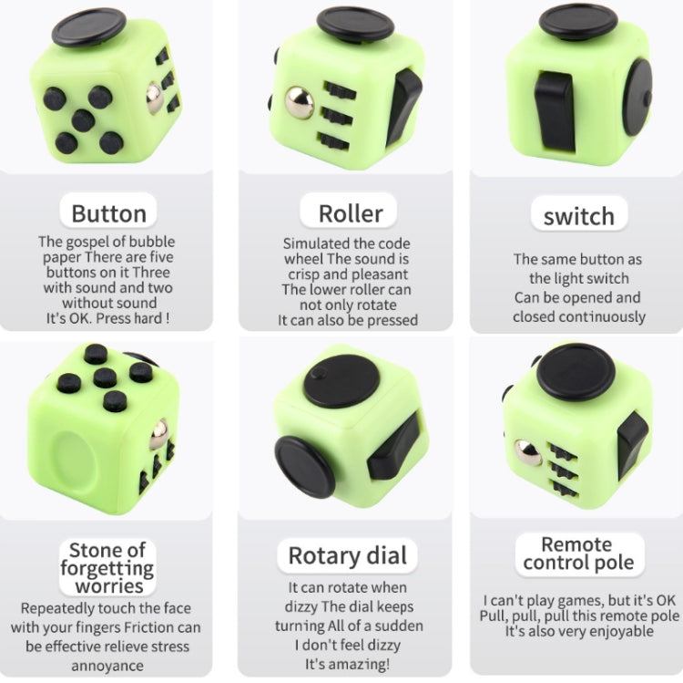 3 PCS Cube Decompression Toys For Adults & Children Unlimited Dice Vent Toys, Colour: Tyrant Gold - Fidget Cube by PMC Jewellery | Online Shopping South Africa | PMC Jewellery