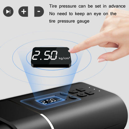 YANTU A31 Car Smart Digital Display Air Pump Electric Portable Tire Pump, Specification： Wireless Version Black - Inflatable Pump by YANTU | Online Shopping South Africa | PMC Jewellery