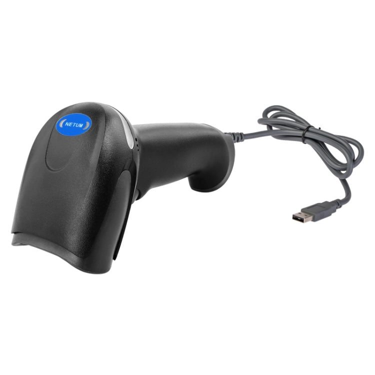 NETUM F5 Anti-Slip And Anti-Vibration Barcode Scanner, Model: Wired Red Light - Barcode Scanner by NETUM | Online Shopping South Africa | PMC Jewellery | Buy Now Pay Later Mobicred