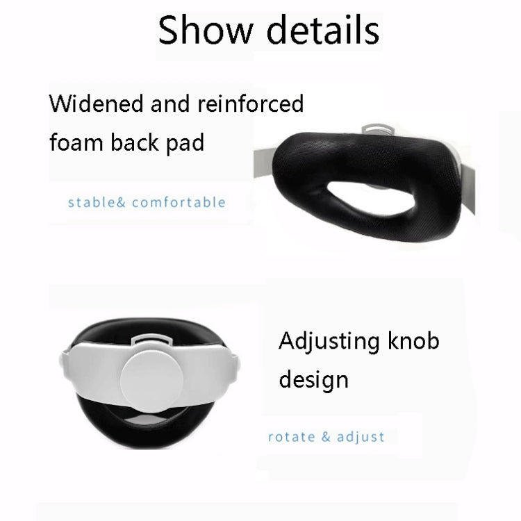 Comfortable Ergonomic VR Headset For Oculus Quest2 - VR Accessories by PMC Jewellery | Online Shopping South Africa | PMC Jewellery | Buy Now Pay Later Mobicred