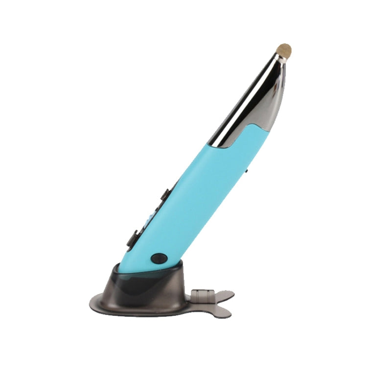 PR-A19 2.4GHz Wireless Charging Bluetooth Mouse Pen Type Shining Quiet Mouse(Blue) - Wireless Mice by PMC Jewellery | Online Shopping South Africa | PMC Jewellery | Buy Now Pay Later Mobicred