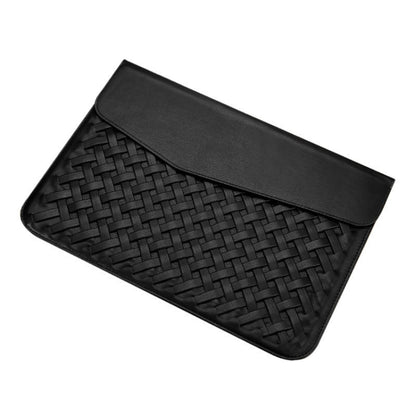 Hand-Woven Computer Bag Notebook Liner Bag, Applicable Model: 11 inch (A1370 / 1465)(Black) - 10 - 11 inch by PMC Jewellery | Online Shopping South Africa | PMC Jewellery | Buy Now Pay Later Mobicred