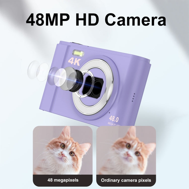 DC303A 2.8-Inch 4K 16X Zoom HD Digital Camera Mini Children Photography Camera AU Plug(Purple Blue) - Children Cameras by PMC Jewellery | Online Shopping South Africa | PMC Jewellery | Buy Now Pay Later Mobicred