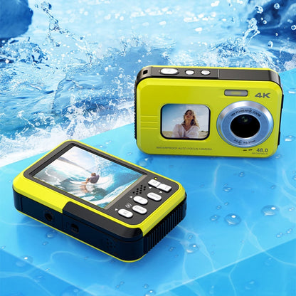 WDC901 3.5m Waterproof 48MP HD Dual Screen Outdoor Sports Digital Camera AU Plug(Blue) - Children Cameras by PMC Jewellery | Online Shopping South Africa | PMC Jewellery | Buy Now Pay Later Mobicred