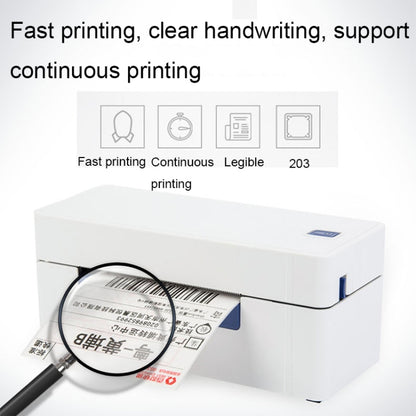 QIRUI 104mm Express Order Printer Thermal Self-adhesive Label Printer, Style:QR-488(EU Plug) - Printer by PMC Jewellery | Online Shopping South Africa | PMC Jewellery | Buy Now Pay Later Mobicred