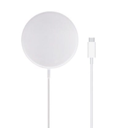 WHQ-200 Plastic 15W Magnetic Wireless Fast Charge Smart Identification Charger(White) - Wireless Charger by PMC Jewellery | Online Shopping South Africa | PMC Jewellery | Buy Now Pay Later Mobicred