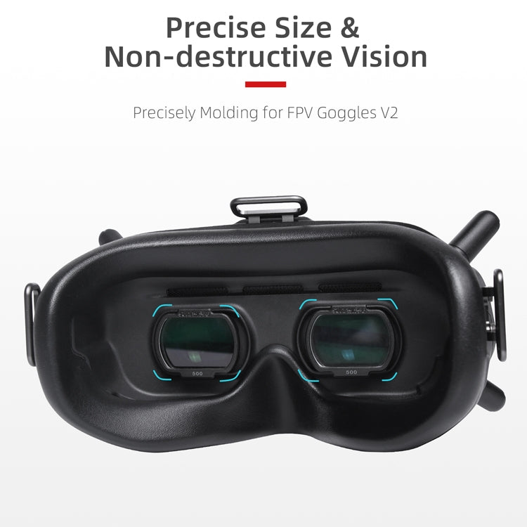 Sunnylife FV-Q9334 2 PCS Myopia Lens Nearsighted Corrective Aspherical Lens for DJI FPV Goggles V2, Colour: 100 Degree - Lens Accessories by Sunnylife | Online Shopping South Africa | PMC Jewellery | Buy Now Pay Later Mobicred