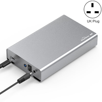 Blueendless U35Q 3.5 Inch Full Metal Mobile Hard Disk Box Type-C/Usb3.0 SATA Serial Desktop PC External Hard Disk Box UK Plug (TYPE-C) - HDD Enclosure by Blueendless | Online Shopping South Africa | PMC Jewellery | Buy Now Pay Later Mobicred