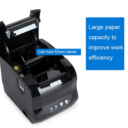 Xprinter XP-365B 80mm Thermal Label Printer Clothing Tag Supermarket Barcode Printer, Plug: UK Plug(Bluetooth Version) - Printer by Xprinter | Online Shopping South Africa | PMC Jewellery | Buy Now Pay Later Mobicred