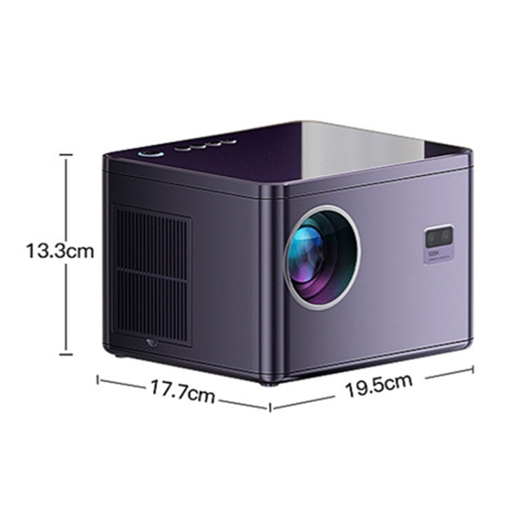 K1 1080P HD Motorized Focus Projector Home 5G Dual-Band WiFi Wireless Projector(US Plug) - Mini Projector by PMC Jewellery | Online Shopping South Africa | PMC Jewellery | Buy Now Pay Later Mobicred