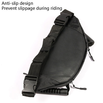 MESOROCK MTXB1018 Motorcycle Pocket Handle Riding Back Seat Safety Handle Multi-Function Dumplings Package(Black) - Bags & Luggages by PMC Jewellery | Online Shopping South Africa | PMC Jewellery | Buy Now Pay Later Mobicred