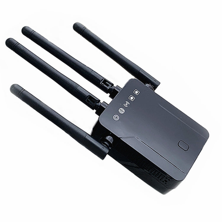 M-95B 300M Repeater WiFi Booster Wireless Signal Expansion Amplifier(Black - UK Plug) - Broadband Amplifiers by PMC Jewellery | Online Shopping South Africa | PMC Jewellery | Buy Now Pay Later Mobicred