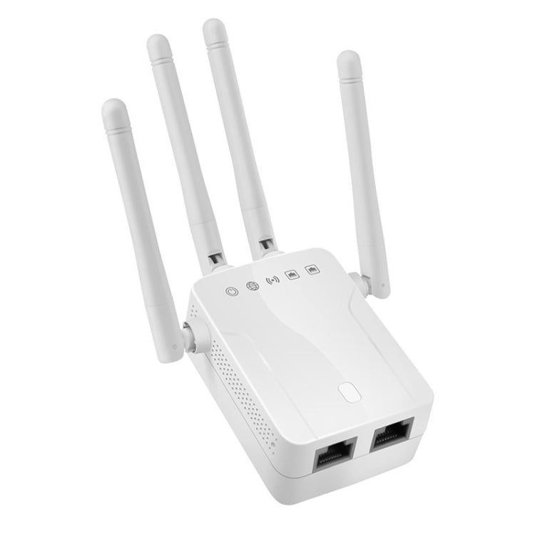 M-95B 300M Repeater WiFi Booster Wireless Signal Expansion Amplifier(White - US Plug) - Broadband Amplifiers by PMC Jewellery | Online Shopping South Africa | PMC Jewellery | Buy Now Pay Later Mobicred