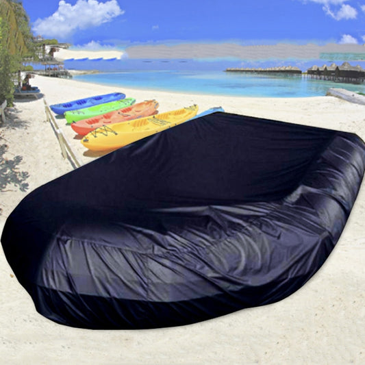 Waterproof Dust-Proof And UV-Proof Inflatable Rubber Boat Protective Cover Kayak Cover, Size: 230x94x46cm(Black) - Marine Accessories & Parts by PMC Jewellery | Online Shopping South Africa | PMC Jewellery | Buy Now Pay Later Mobicred