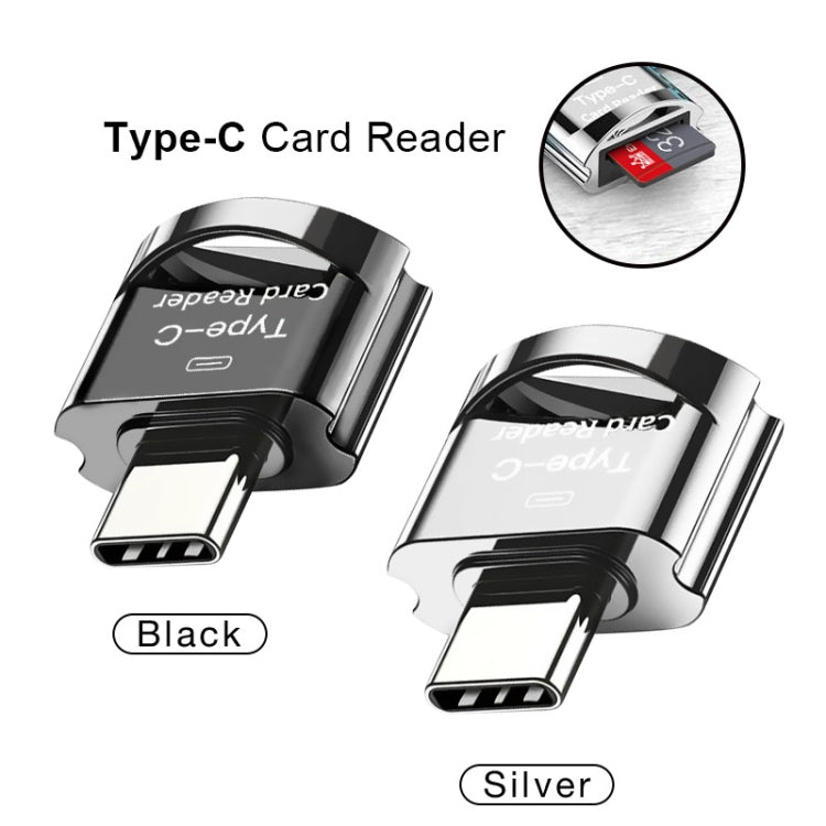 C10 TYPE-C Interface Mobile Phone Memory Card, Capacity: 64GB(Silver Gray) - Micro SD Card by PMC Jewellery | Online Shopping South Africa | PMC Jewellery | Buy Now Pay Later Mobicred