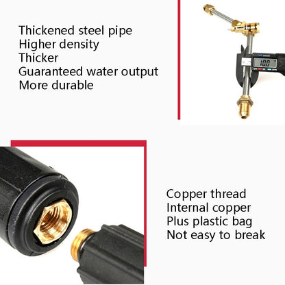 Cleaning Machine Car Wash High Pressure Nozzle Adjustable Sector Brush Head Full Copper Valve Core, Specification: 3/8 Fast Plug Interface - Car Washer & Accessories by PMC Jewellery | Online Shopping South Africa | PMC Jewellery | Buy Now Pay Later Mobicred