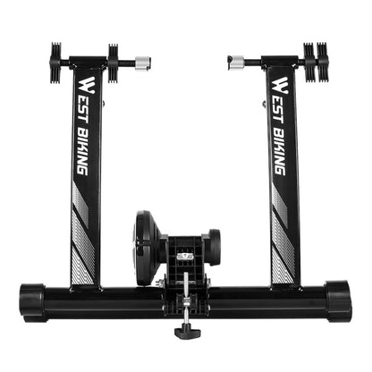 WEST BIKING YP1402008 Bicycle Parking Rack Indoor Cycling Training Platform Fitness Equipment Road Mountain Bike Parking Rack(Black) - Holders by WEST BIKING | Online Shopping South Africa | PMC Jewellery | Buy Now Pay Later Mobicred