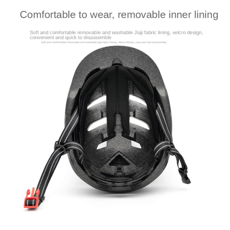PROMEND 12H19 Summer Cool Motorcycle Riding Half Helmet Helmet Outdoor Off-Road Helmet With Tail Light, Size: Code(Black) - Protective Helmet & Masks by PROMEND | Online Shopping South Africa | PMC Jewellery | Buy Now Pay Later Mobicred