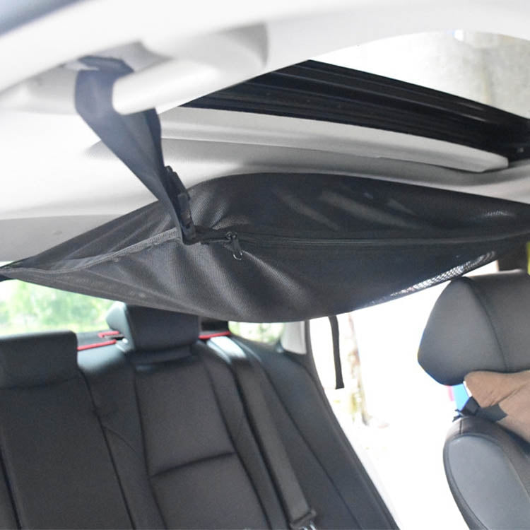 Car Storage Network Pocket Car Roof Seating Room Mesh Folding Hanging Bag, Style: Single Layer(Red) - Stowing Tidying by PMC Jewellery | Online Shopping South Africa | PMC Jewellery | Buy Now Pay Later Mobicred