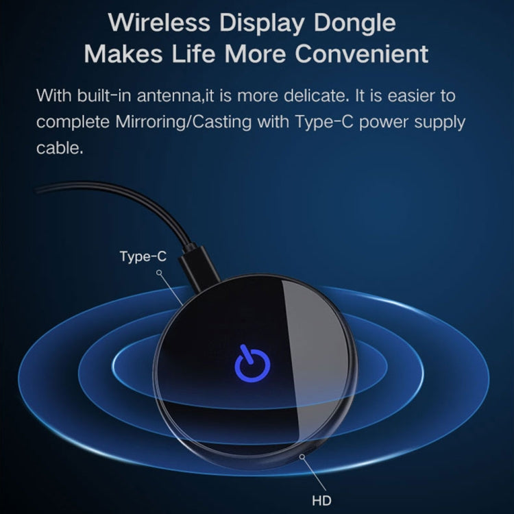 C29 1080P 2.4G + 5G  Wireless Display Dongle TV Stick WiFi DLNA HDMI-Compatible Display Receiver For TV iOS / Android Phone - Wireless Display Dongle by PMC Jewellery | Online Shopping South Africa | PMC Jewellery | Buy Now Pay Later Mobicred