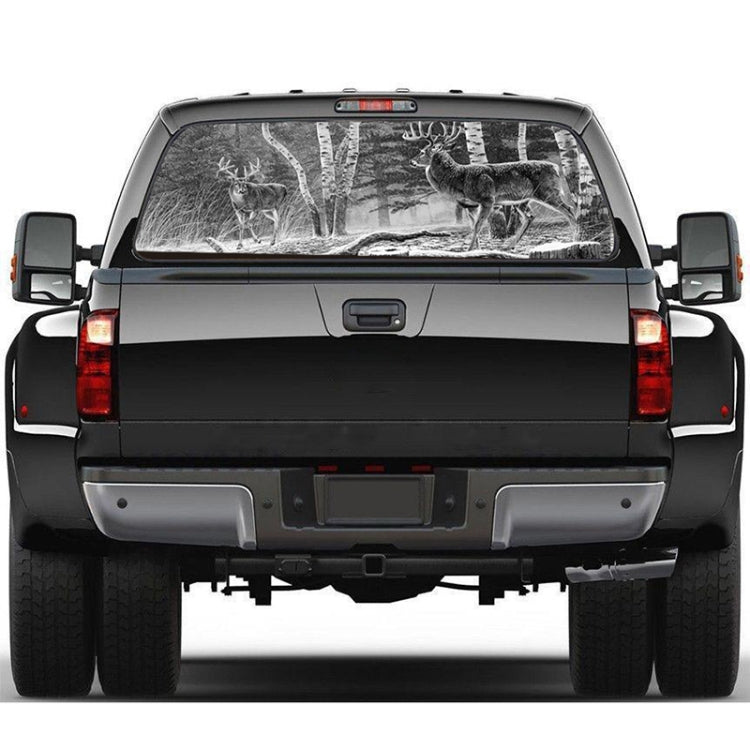 D-828 Forest Hunting Deer Rear Window Glass Stickers Truck SUV Car Post-Gear Window Stickers, 135X36cm - Decorative Sticker by PMC Jewellery | Online Shopping South Africa | PMC Jewellery | Buy Now Pay Later Mobicred