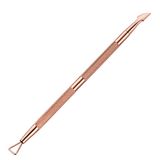 3 PCS Stainless Steel Rose Gold Double-Headed Steel Push Dead Skin Scissors Nail Set,Style: 06  Small Head - Nail Art Equipment by PMC Jewellery | Online Shopping South Africa | PMC Jewellery | Buy Now Pay Later Mobicred