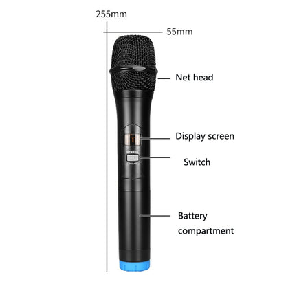 S-16-1 Household Smart TV U Segment Bluetooth Wireless Microphone With Tuning Reverberation 1 In 2, US Plug - Microphone by PMC Jewellery | Online Shopping South Africa | PMC Jewellery | Buy Now Pay Later Mobicred