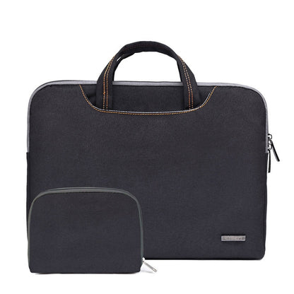 LiSEN LS-116 Simple Laptop Bag Business Laptop Liner Bag, Size: 15.6 inch(Snowflake Nylon Black) - 15.6 - 17 inch by LiSEN | Online Shopping South Africa | PMC Jewellery | Buy Now Pay Later Mobicred