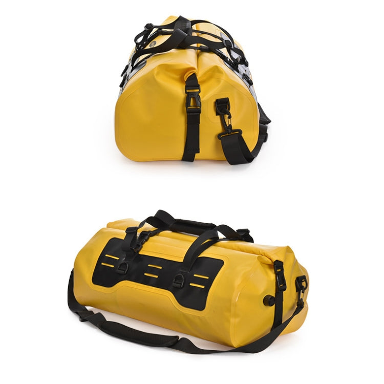 AFISHTOUR FM2031 40L Waterproof Travel Luggage Bag Large Capacity Motorcycle Rear Seat Bag(Yellow) - Bags & Luggages by AFISHTOUR | Online Shopping South Africa | PMC Jewellery | Buy Now Pay Later Mobicred