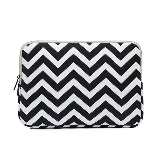 LiSEN LS-525 Wavy Pattern Notebook Liner Bag, Size: 11.6 inches(Black) - Other by LiSEN | Online Shopping South Africa | PMC Jewellery | Buy Now Pay Later Mobicred