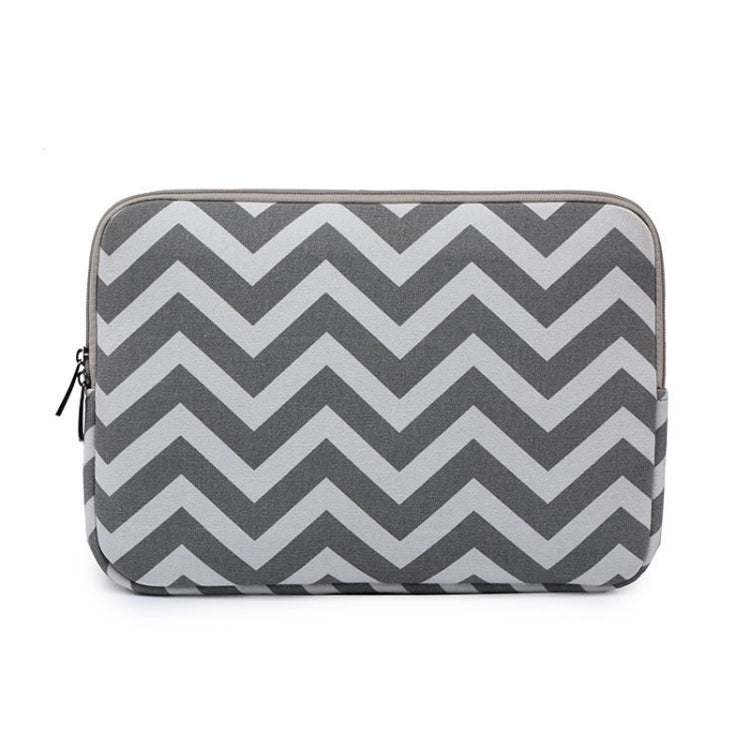 LiSEN LS-525 Wavy Pattern Notebook Liner Bag, Size: 13 inches(Gray) - 13.3 inch by LiSEN | Online Shopping South Africa | PMC Jewellery | Buy Now Pay Later Mobicred