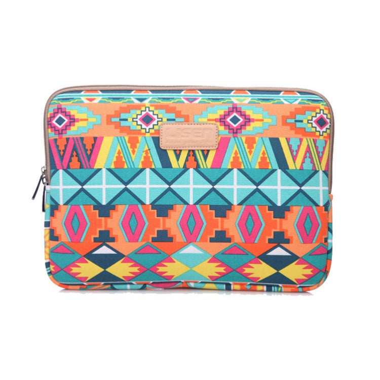 LiSEN LS-518 Lingge Pattern Laptop Computer Liner Bags, Size: 15 inch(Green Pattern Diamond Lattice) - 15 inch by LiSEN | Online Shopping South Africa | PMC Jewellery | Buy Now Pay Later Mobicred