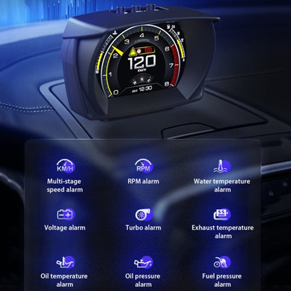 AP-5 Head-Up Display OBD GPS Slope Meter 3 System Driving Computer Modification Code Table - Head Up Display System by PMC Jewellery | Online Shopping South Africa | PMC Jewellery | Buy Now Pay Later Mobicred