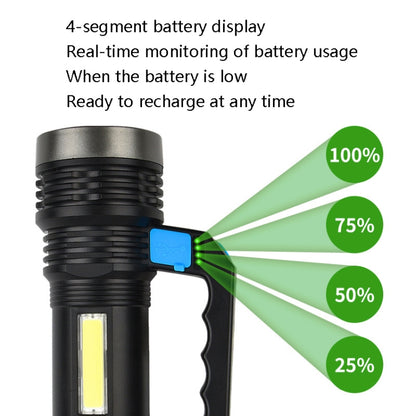 TG-TZ01601 20W Outdoor Search Lights Household Strong Light Flashlight Rechargeable Portable Lamp(With Charged Display) - LED Flashlight by PMC Jewellery | Online Shopping South Africa | PMC Jewellery