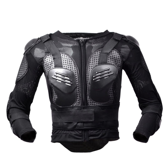 GHOST RACING F060 Motorcycle Armor Suit Riding Protective Gear Chest Protector Elbow Pad Fall Protection Suit, Size: M(Black) - Protective Gear by GHOST RACING | Online Shopping South Africa | PMC Jewellery | Buy Now Pay Later Mobicred