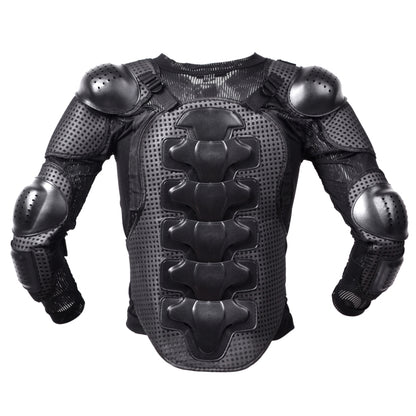 GHOST RACING F060 Motorcycle Armor Suit Riding Protective Gear Chest Protector Elbow Pad Fall Protection Suit, Size: XXL(Black) - Protective Gear by GHOST RACING | Online Shopping South Africa | PMC Jewellery | Buy Now Pay Later Mobicred