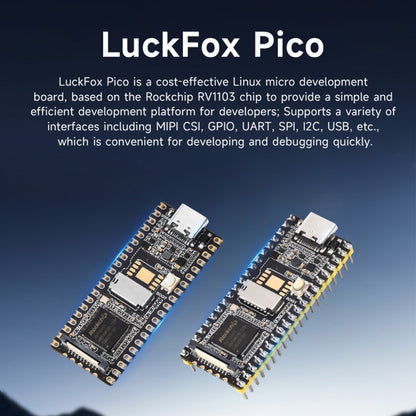 Waveshare LuckFox Pico RV1103 Linux Micro Development Board without Header - Boards & Shields by Waveshare | Online Shopping South Africa | PMC Jewellery | Buy Now Pay Later Mobicred