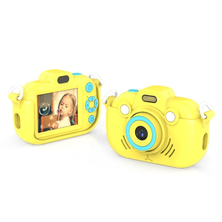 DC502 2.4-Inch 16X Zoom 2.7K Video Recording Children Digital Camera, Color: Yellow No Card(EU Plug) - Children Cameras by PMC Jewellery | Online Shopping South Africa | PMC Jewellery | Buy Now Pay Later Mobicred