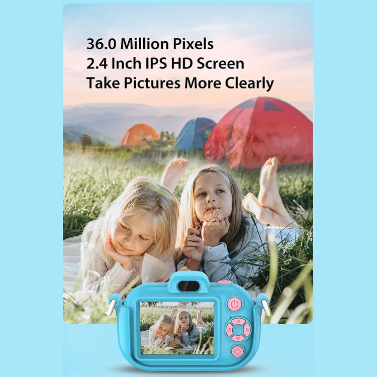 DC502 2.4-Inch 16X Zoom 2.7K Video Recording Children Digital Camera, Color: Yellow + 32G(US Plug) - Children Cameras by PMC Jewellery | Online Shopping South Africa | PMC Jewellery | Buy Now Pay Later Mobicred