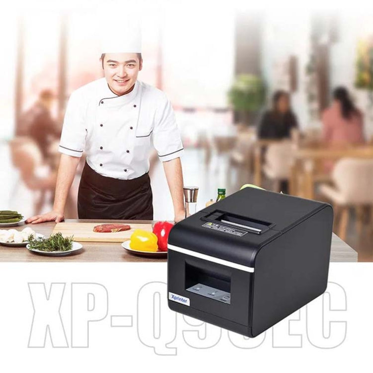 Xprinter XP-Q90EC 58mm Portable Express List Receipt Thermal Printer, Style:USB Port(UK Plug) - Printer by Xprinter | Online Shopping South Africa | PMC Jewellery | Buy Now Pay Later Mobicred