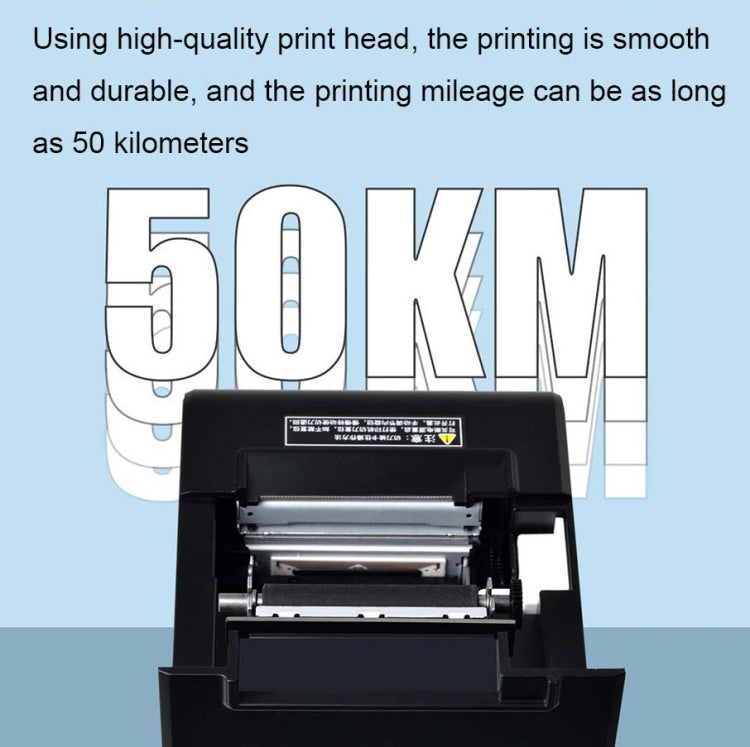 Xprinter XP-Q90EC 58mm Portable Express List Receipt Thermal Printer, Style:LAN Port(EU Plug) - Printer by Xprinter | Online Shopping South Africa | PMC Jewellery | Buy Now Pay Later Mobicred