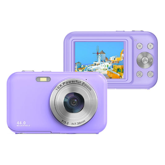 DC406L 2.4-Inch 1080P Mini HD 16X Zoom Digital Camera Home Children Camera EU Plug(Purple) - Children Cameras by PMC Jewellery | Online Shopping South Africa | PMC Jewellery | Buy Now Pay Later Mobicred