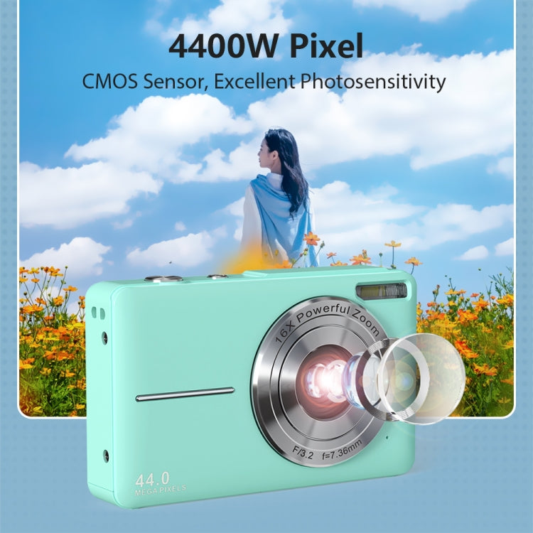 DC403L-AF 2.4-Inch 16X Zoom HD Digital Camera Mini Children Photography Camera AU Plug(Green) - Children Cameras by PMC Jewellery | Online Shopping South Africa | PMC Jewellery | Buy Now Pay Later Mobicred