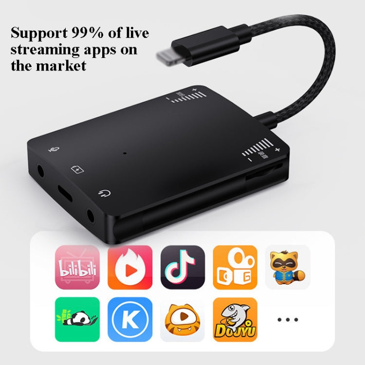 8 Pin Live Mobile Phone Sound Card Converter For iPhone 6 And Above - Live Sound Effects Processors by PMC Jewellery | Online Shopping South Africa | PMC Jewellery | Buy Now Pay Later Mobicred