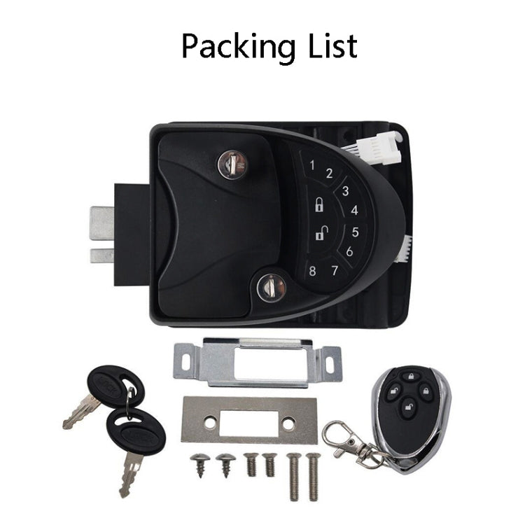 C02 RV Intelligent Remote Control Electronic Password Lock RV Door Lock Modification Accessories(Black) - Locks & Hasps by PMC Jewellery | Online Shopping South Africa | PMC Jewellery | Buy Now Pay Later Mobicred